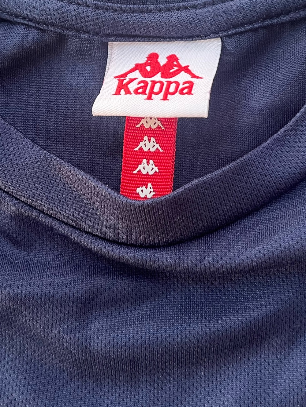 Vintage Kappa Soccer Jersey Tee Navy Logo Y2K Sportswear - Picture 5 of 7